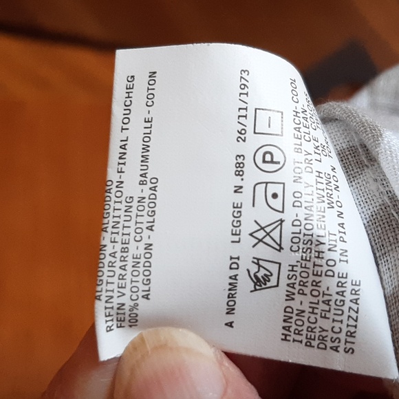 RESORT Just Cavalli men's cotton linen like shirt XXL Greig long sleeved - Picture 8 of 11